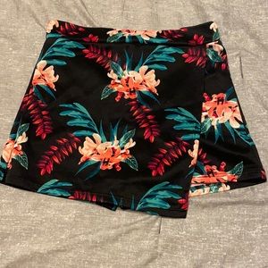 Floral skort